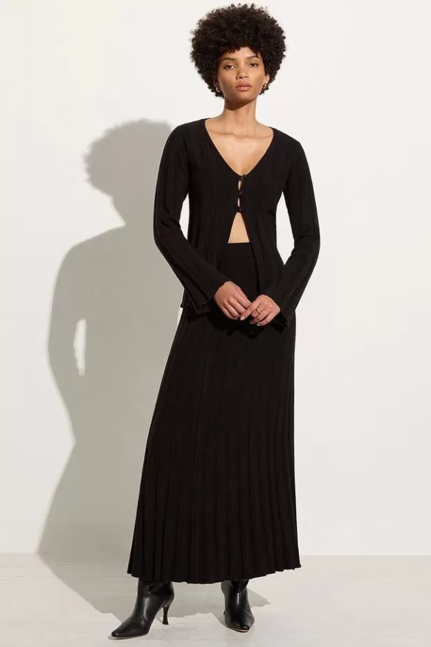 Faithfull The Brand Mona Knit Skirt Black> Bottoms