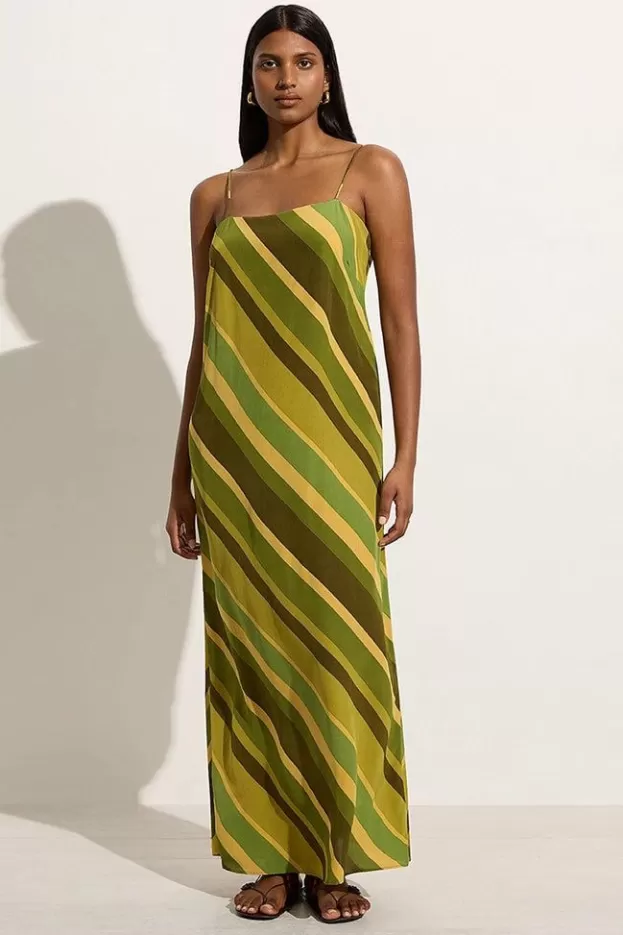 Faithfull The Brand Muni Maxi Dress Cisco Stripe Palm> Dresses