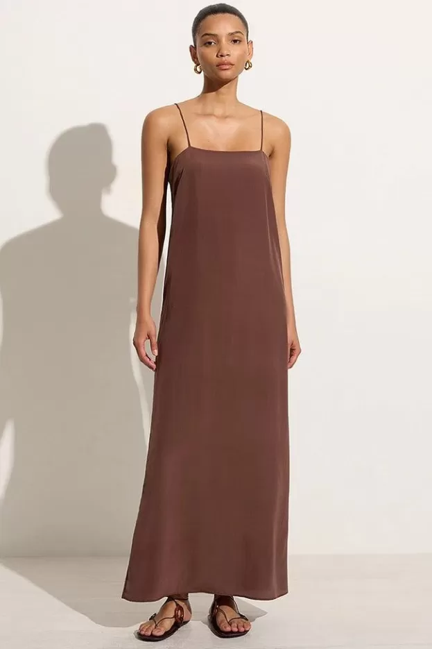 Faithfull The Brand Muni Maxi Dress Tobacco> Dresses