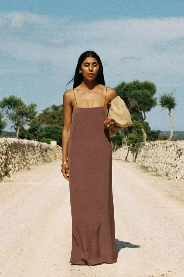 Faithfull The Brand Muni Maxi Dress Tobacco> Dresses