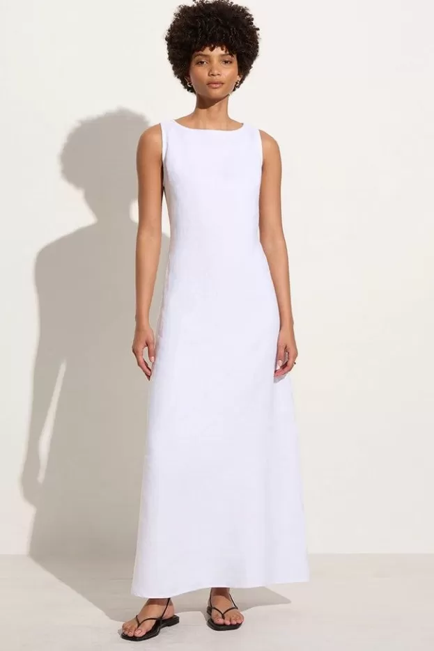 Faithfull The Brand Nahna Maxi Dress White> Dresses