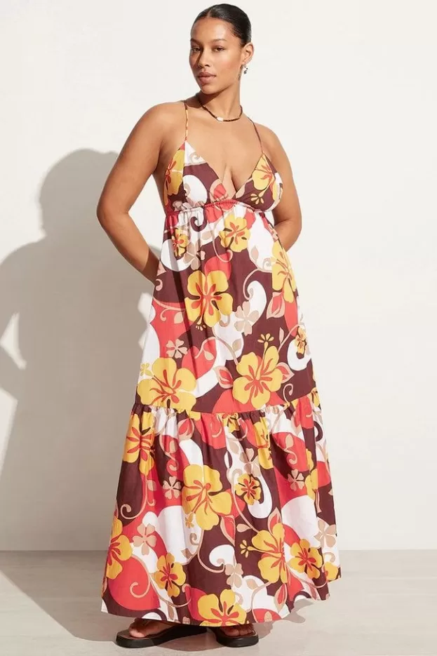 Faithfull The Brand Noma Midi Dress Ulani Floral Print - Final Sale> Dresses