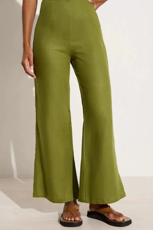 Faithfull The Brand Ottavio Pants Palm Green - Final Sale> Bottoms