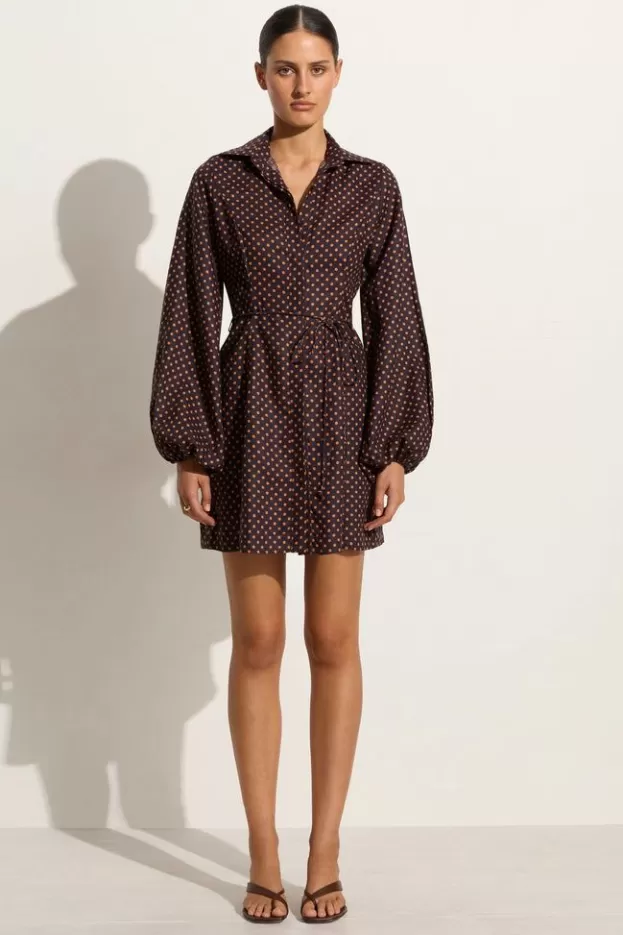 Faithfull The Brand Rae Mini Dress Ludovica Polka Dot> Dresses