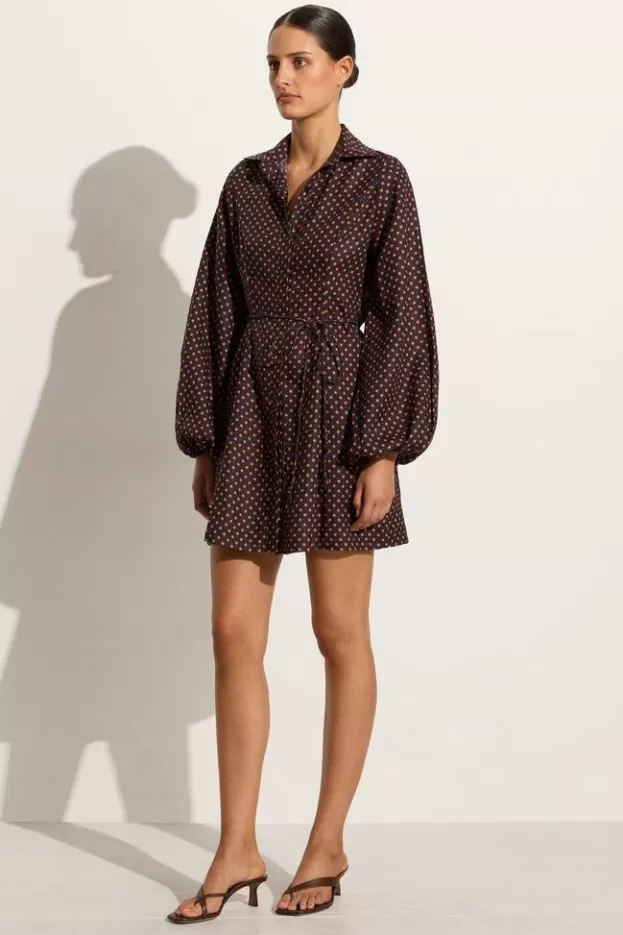 Faithfull The Brand Rae Mini Dress Ludovica Polka Dot> Dresses