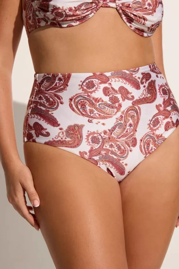 Faithfull The Brand Reyes Bikini Bottoms Alessia Paisley> Swim