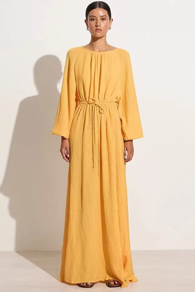 Faithfull The Brand Rosalie Maxi Dress Saffron - Final Sale> Dresses