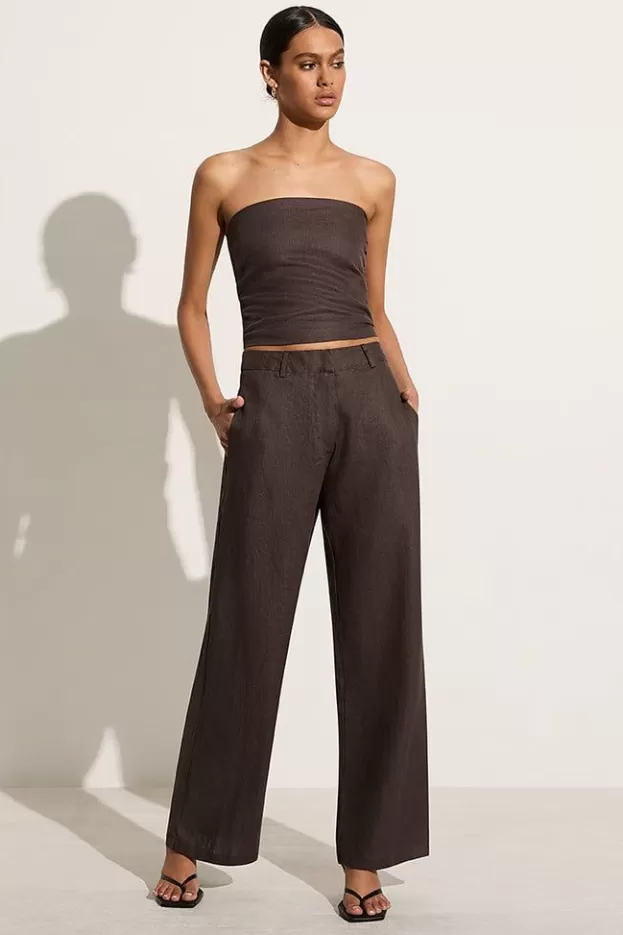 Faithfull The Brand Rossio Pant Charcoal> Bottoms