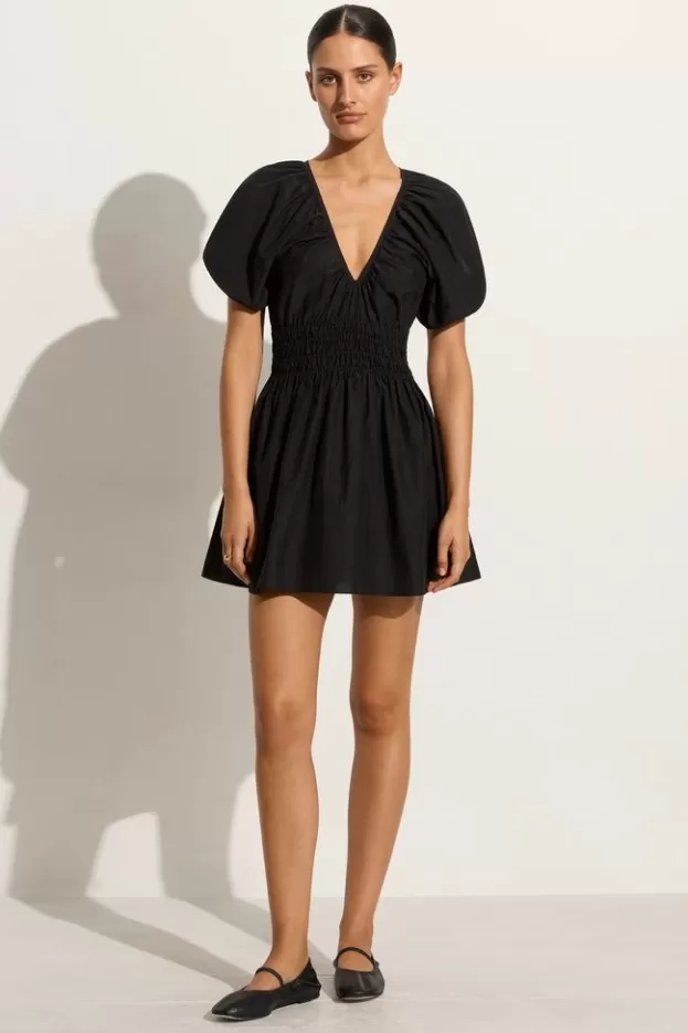 Faithfull The Brand Salone Mini Dress Black> Dresses