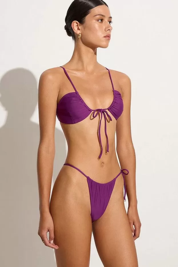 Faithfull The Brand Shae Bikini Top Sangria - Final Sale> Swim