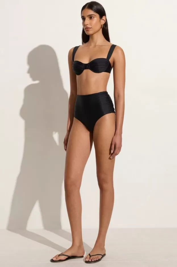 Faithfull The Brand Sol Bikini Top Black> Swim