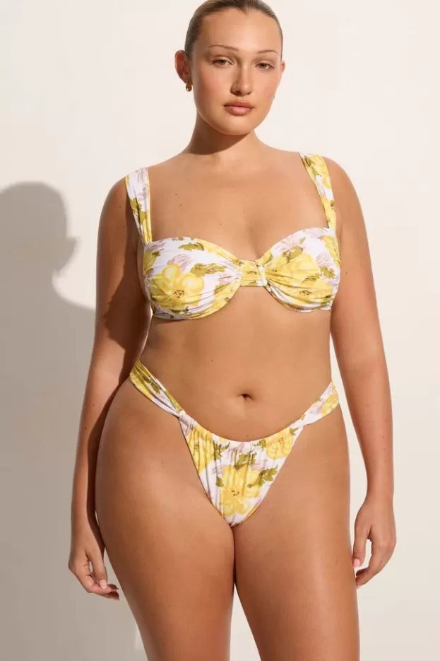 Faithfull The Brand Sol Bikini Top Isadora Floral> Swim