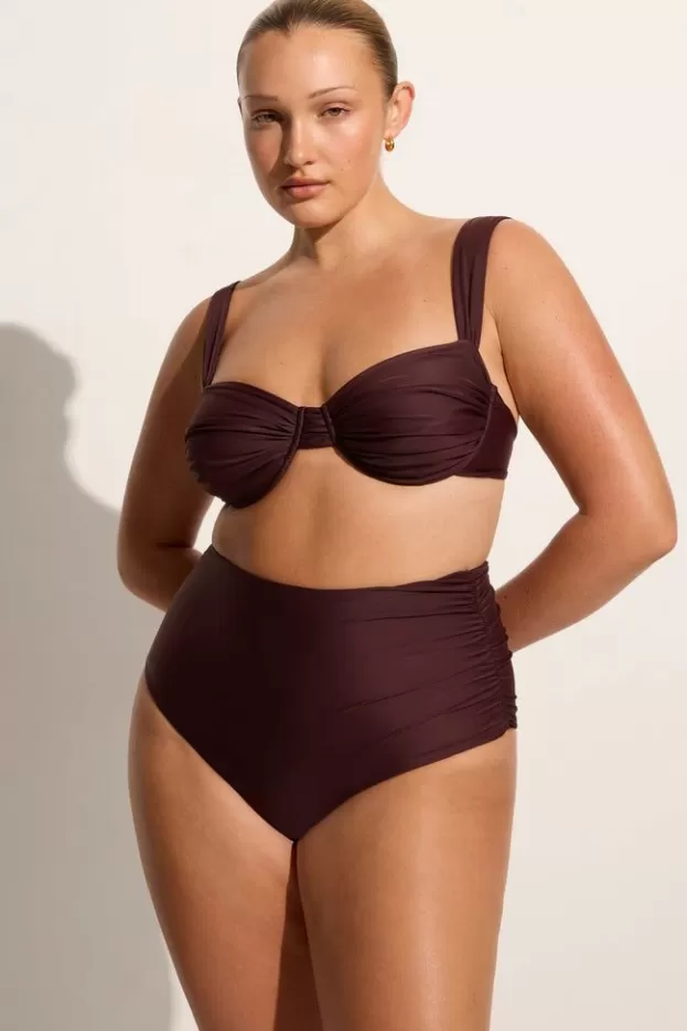 Faithfull The Brand Sol Bikini Top Soil> Swim