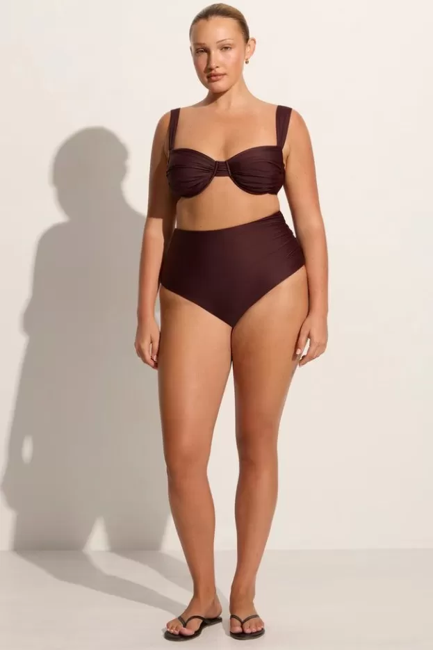 Faithfull The Brand Sol Bikini Top Soil> Swim