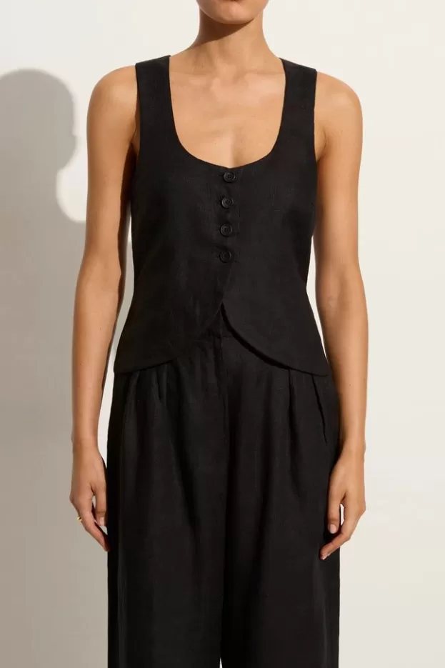 Faithfull The Brand Stanze Vest Black> Tops