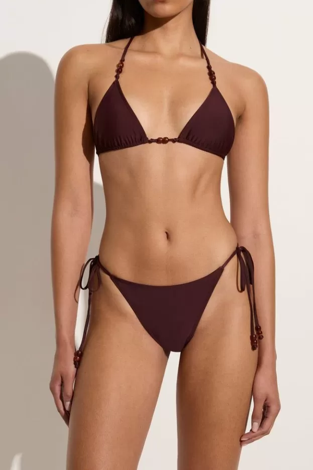 Faithfull The Brand Uma Bikini Top Soil> Swim