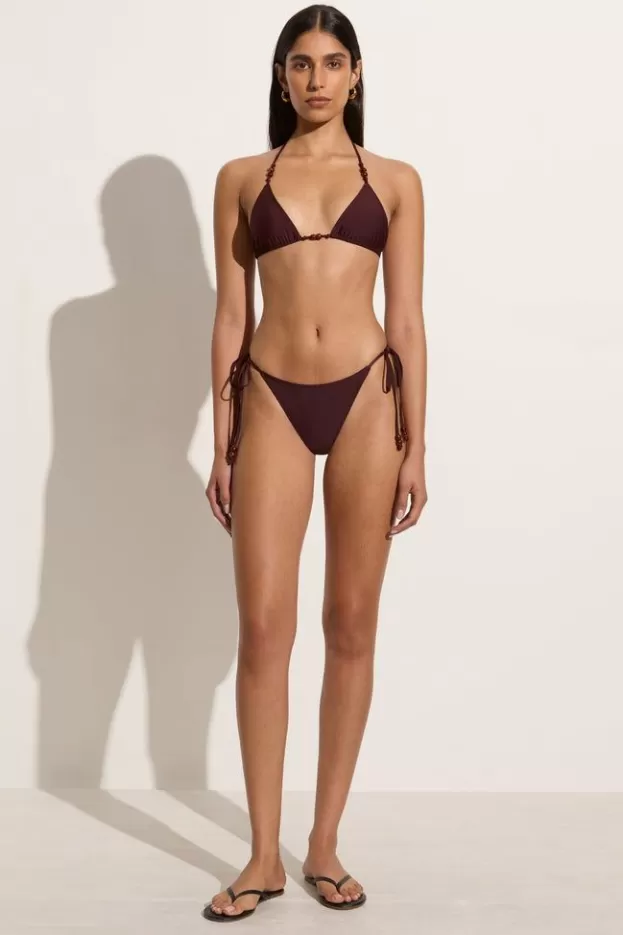 Faithfull The Brand Uma Bikini Top Soil> Swim