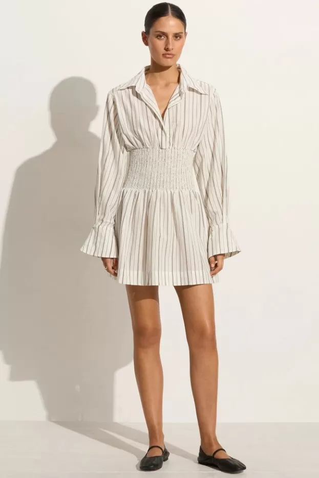 Faithfull The Brand Vitinia Mini Dress Trieste Stripe> Dresses