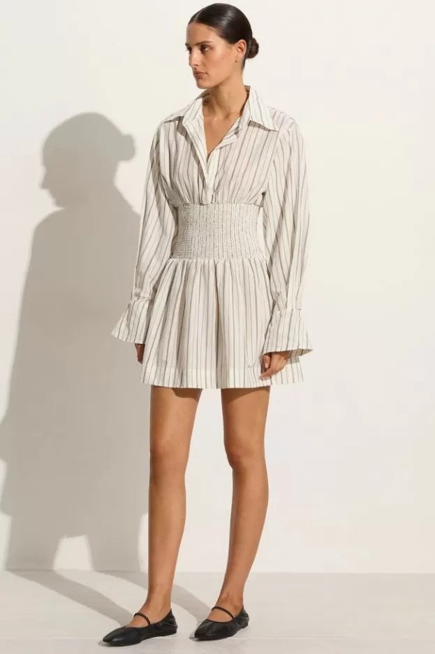 Faithfull The Brand Vitinia Mini Dress Trieste Stripe> Dresses