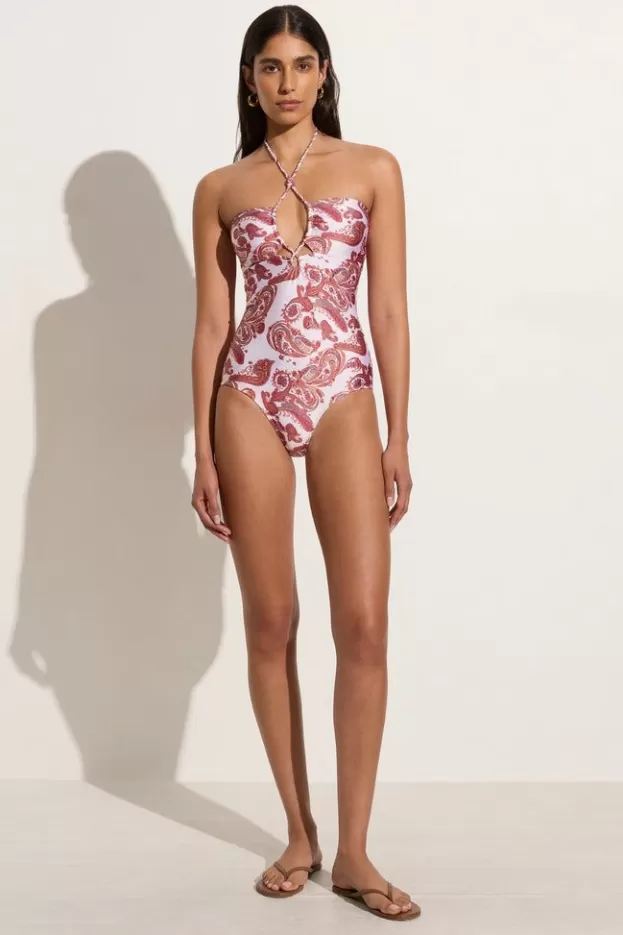 Faithfull The Brand Viviana One Piece Alessia Paisley> Swim