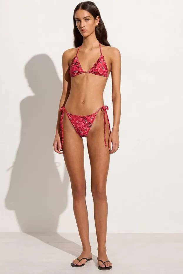 Faithfull The Brand Zamora Bikini Bottoms El Limon Floral Pink> Swim