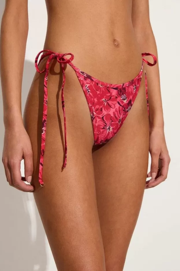 Faithfull The Brand Zamora Bikini Bottoms El Limon Floral Pink> Swim