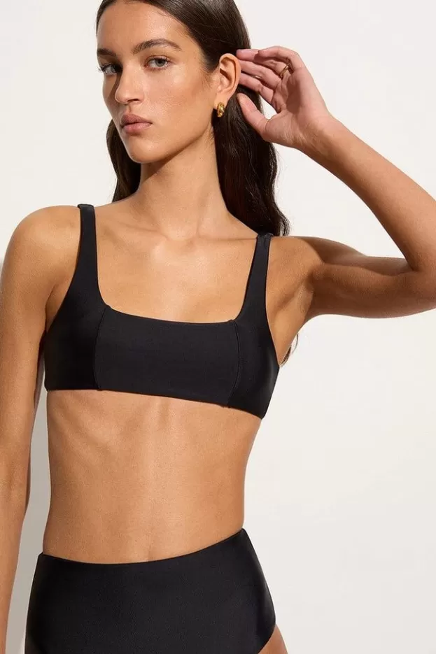 Faithfull The Brand Zizi Bikini Top Black> Swim